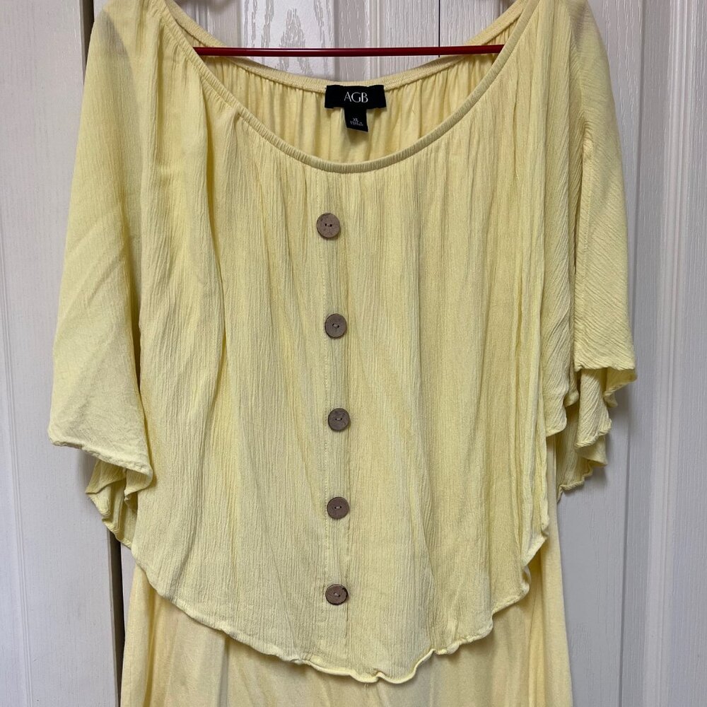 Women's yellow top